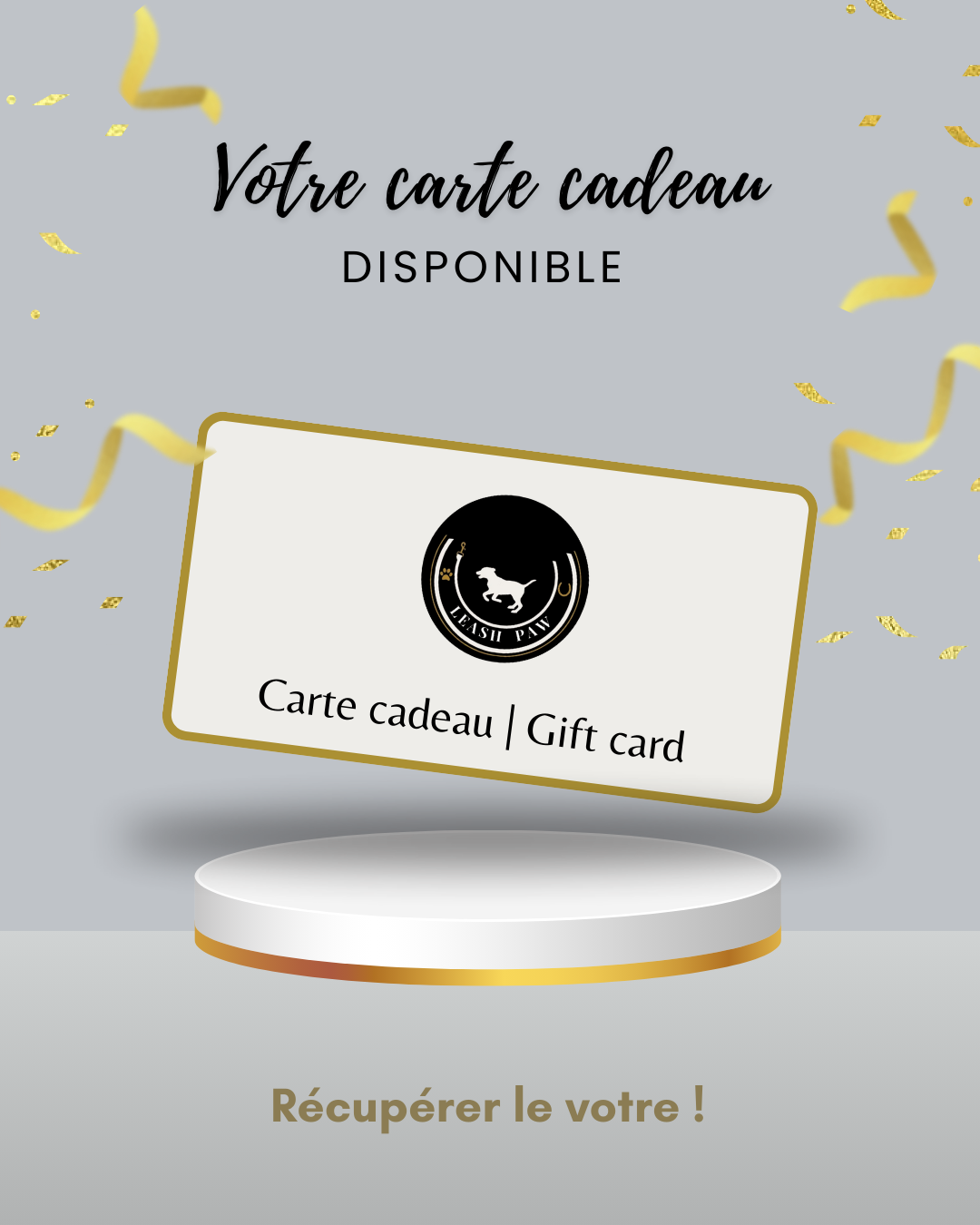 Carte Cadeau Leash Paw